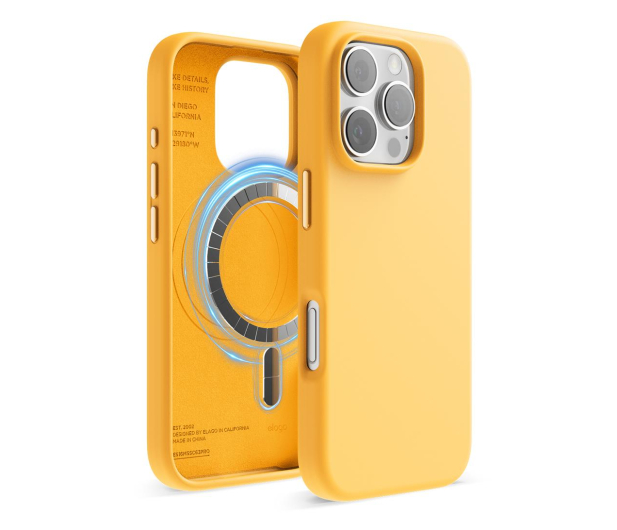 Elago Magnetic Silicone do iPhone 16 Pro Sunshine - 1278777 - zdjęcie